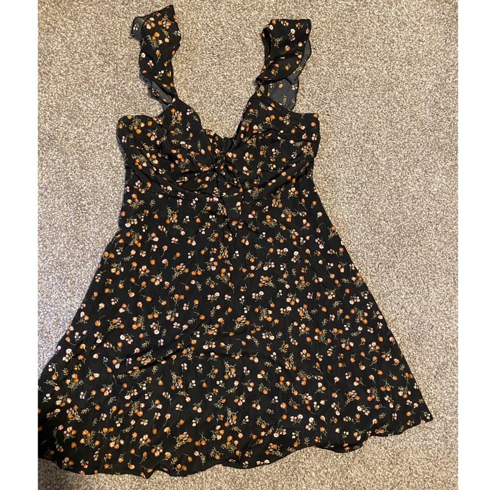 Black Floral Dress